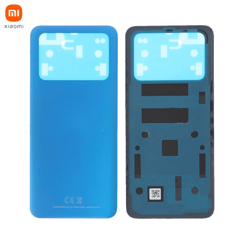 img_9353 Cache Arrière Original Xiaomi POCO M4 Pro 4G - Bleu Intense - Avec Adhésif de Pose – Image 1