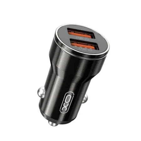 xO chargeur de voiture CC48 2x USB 2,4A noir