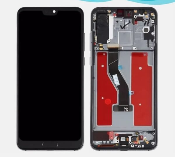 ECRAN COMPLET HUAWEI P20 PRO AVEC CHASSIS +HOME FLEX OLED (NOIR)