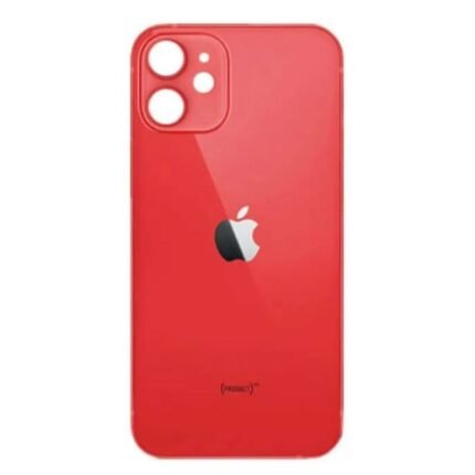 iPhone 12 : vitre arrière rouge -Apple