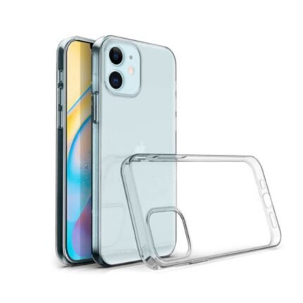 iPhone 12 / 12 PRO : Coque Silicone TRANSPARENT
