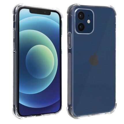 iPhone  12 / Coque  Silicone TRANSPARENTE Coins  RENFORCÉS