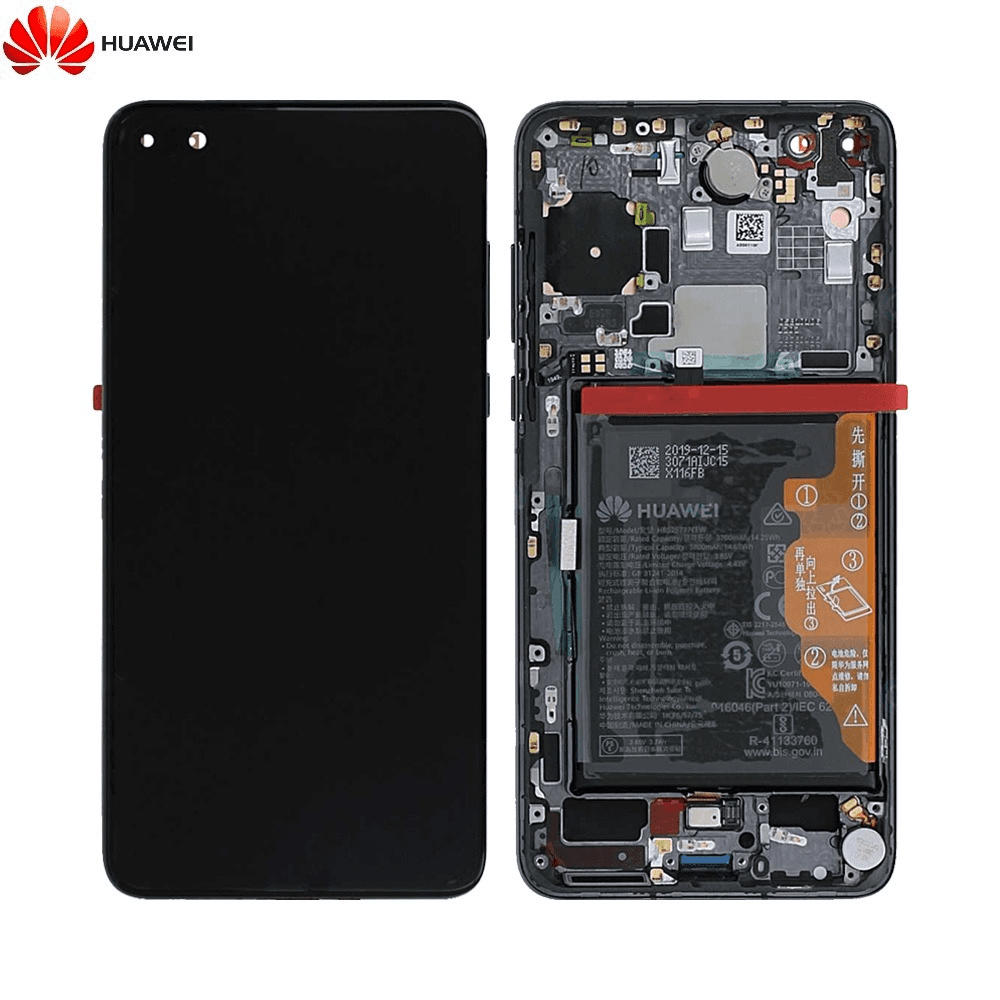img_0684 Écran Complet Original pour Huawei P40 Noir – Dalle OLED + Vitre Tactile + Châssis – Modèle ANA-LX4 / ANA-NX9 – Image 1