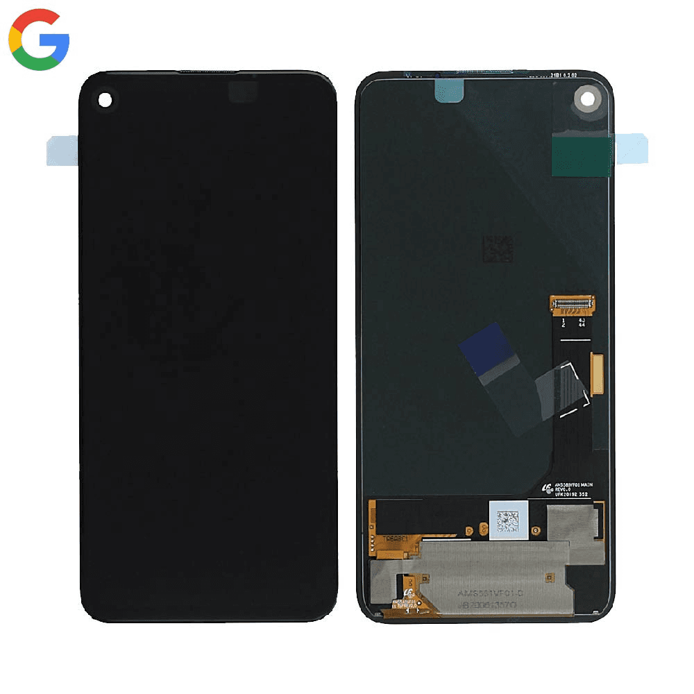img_0689 Écran Original Google Pixel 4a (4G) – Bloc Complet OLED + Vitre Tactile – Pièce d'Origine Google Service Pack – Compatible G025J / G025N – Noir – Image 1