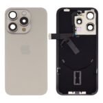 iPhone 15 pro : vitre arrière avec support NFC Naturel-Apple