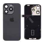 iPhone 15 pro : vitre arrière avec support NFC Noir -Apple