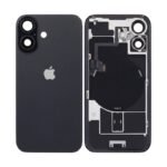 iPhone 16 plus : Vitre arrière avec support + NFC Noir -Apple