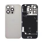 iPhone 16 Pro : Vitre arrière avec support +NFC Titane naturel Apple