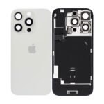 iPhone 16 Pro : Vitre arrière avec support +NFC titane blanc -Apple