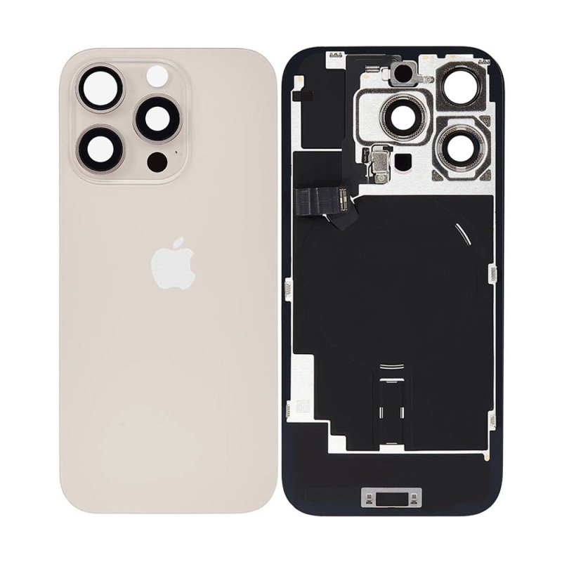 img_7287 iPhone 16 pro Max : vitre arrière avec support + NFC -titane sable -Apple – Image 1