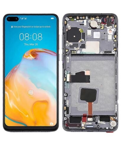 ECRAN LCD HUAWEI P40 AVEC CHASSIS | ORIGINAL | NOIR