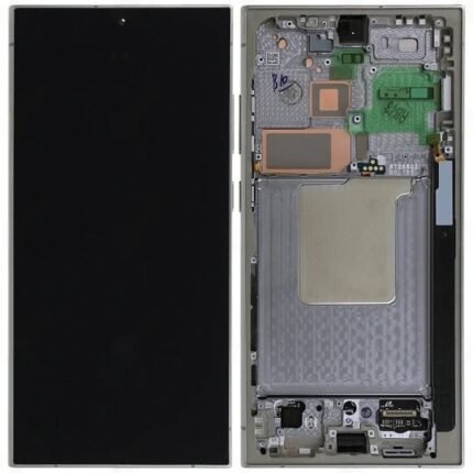 Ecran + Chassis Gris Titane Samsung S25 Ultra OFFICIEL SM-S938B