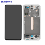 Écran Complet Original Samsung Galaxy S21 FE 5G (SM-G990B) - Dynamic AMOLED 2X avec Châssis - Blanc - Envoi 24h