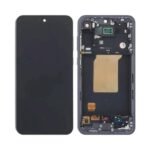 Ecran Tactile Original Assembled avec Châssis Compatible Samsung Galaxy A55 5G A556 GH82-34305A Bleu Nuit