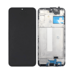 Écran Complet + Châssis pour Samsung Galaxy A25 5G (SM-A256B) - Version Compatible Haute Fidélité - Noir