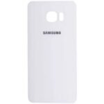Vitre Arrière Samsung Galaxy S6 Edge G925 Blanc - Cache Arrière Original avec Adhésif