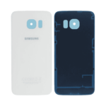 Vitre Arrière Samsung Galaxy S6 G920 Blanc - Qualité Premium avec Adhésif