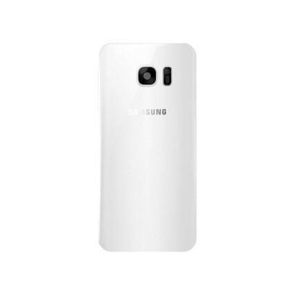 Vitre Arrière Samsung Galaxy S7 Edge G935F Blanc - Service Pack avec Adhésif d'Origine