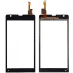 Vitre tactile pour Sony Xperia M35H M35i C5302 C5303 C5306 noir -