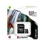 Micro SD Kingston 512GB Canvas Select Plus - Carte Mémoire Haute Vitesse