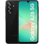 Pack Samsung Galaxy A26 5G (128 Go / 6 Go RAM) – Version Officielle Europe (EU) – Coque de Protection + Vitre en Verre Trempé Offertes