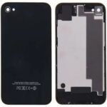 Vitre Arrière  pour Apple iPhone 4S – Cache Batterie en Verre avec Lentille Caméra – Noir