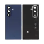 Cache Arrière Bleu Nuit Samsung Galaxy Z Fold 7 5G – Vitre Coque Arrière avec Adhésif & Lentille Caméra – Qualité Premium – Samsung SM-F966