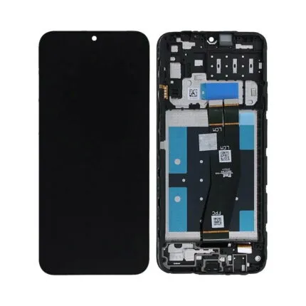 Ecran Tactile OEM avec Châssis Samsung Galaxy A14 4G A145 (Nappe noire)
