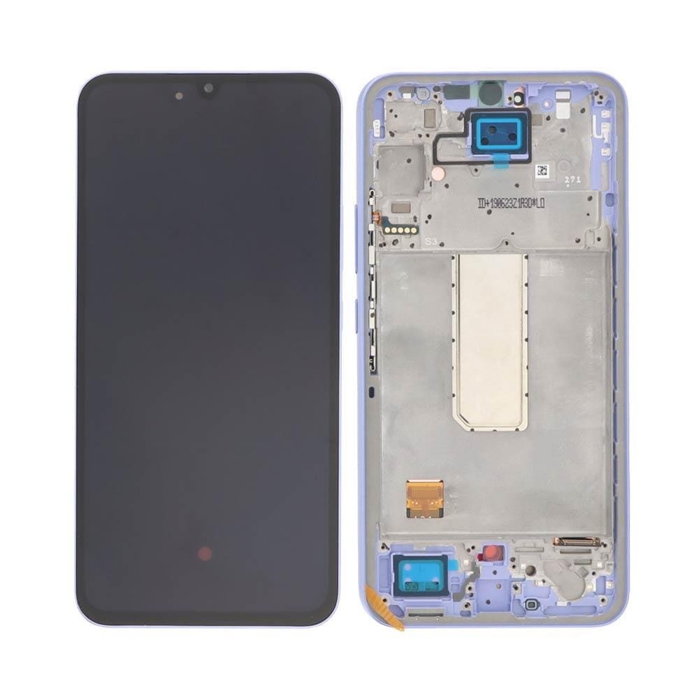 img_2997 Ecran Tactile Oled avec Châssis Samsung Galaxy A34 5G Lavande – Image 1
