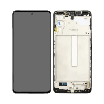 Ecran Tactile Oled avec Châssis Samsung Galaxy M52 5G M526 (Original Size) Noir