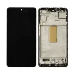 Ecran Tactile Oled avec Châssis Samsung Galaxy M54 5G M546 Noir