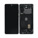 Ecran Tactile Oled avec Châssis Samsung Galaxy S20 FE 5G G781/Galaxy S20 FE 4G G780 Cloud Navy