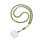 Tour de Cou Universel pour Smartphone en Cuir Vert