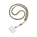 Tour de Cou Universel pour Smartphone en Cuir  Noir