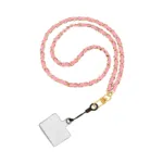 Tour de Cou Universel pour Smartphone en Cuir Rose
