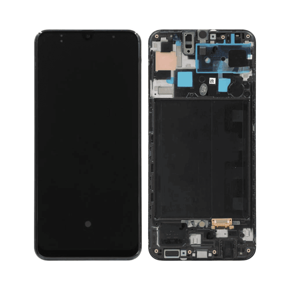 img_3082 Ecran Tactile Oled avec Châssis Samsung Galaxy A50S A507 Noir – Image 1
