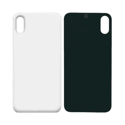Vitre Arrière Apple iPhone XS Max (Grand trou  Blanc