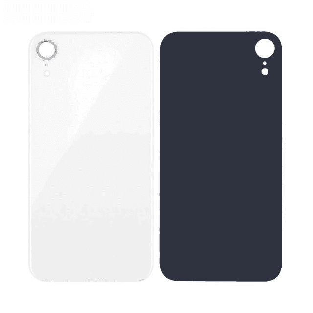 img_3170 Vitre Arrière Apple iPhone XR (Laser LH) Blanc – Image 1