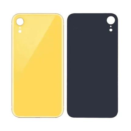 Vitre Arrière Apple iPhone XR (Grand Trou) Jaune