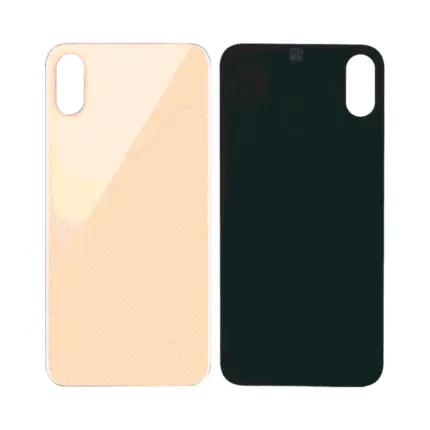Vitre Arrière Apple iPhone XS (Grand Trou) Or
