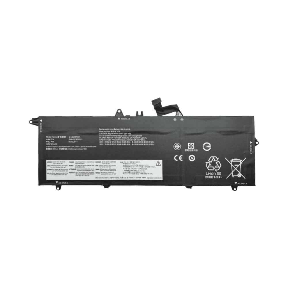 img_3358 Batterie Ordinateur Portable Premium L18M3PD1 pour Lenovo ThinkPad T14s/T490s/T495s - SB10K97652 SB10K97654 02DL014 02DL015 02DL016 5B10W13909 SB10K97651 L18C3PD2 L18C3PD1 L18L3PD1 L18M3PD2 L02DL013 - 3ICP5/88/70 – Image 1
