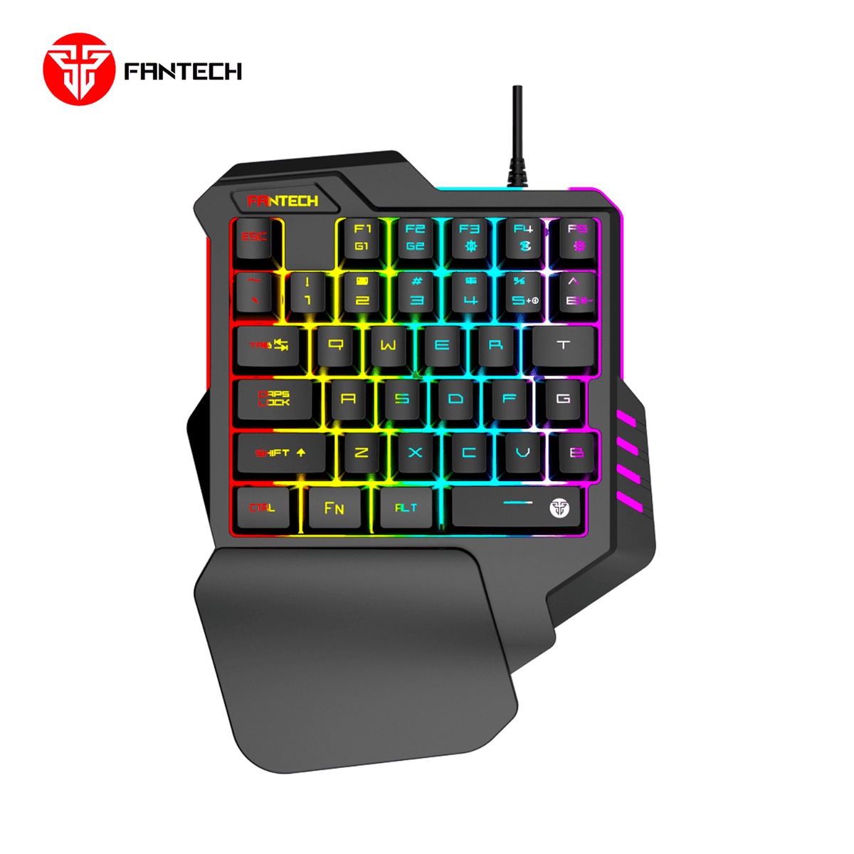 img_3372 Clavier Gamer Filaire Fantech ARCHER - K512 (QWERTY) - Noir – Image 1