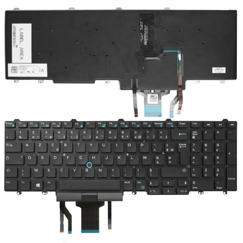img_3390 Clavier PC Portable DELL Latitude 15 5000/ 5580/ 5590/ 5591 AZERTY – Image 1