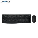 Clavier et Souris sans Fil CONNECT MC-CSFN01 - MC-SSFN01/ (AZERTY) - Noir