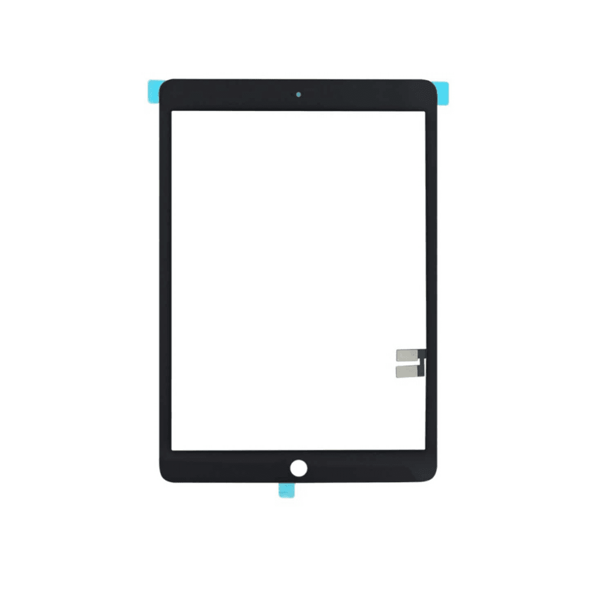 img_4555 Tactile Apple iPad 7/iPad 8 A2197/A2198/A2200/A2270/A2428/A2429/A2430 Noir – Image 1