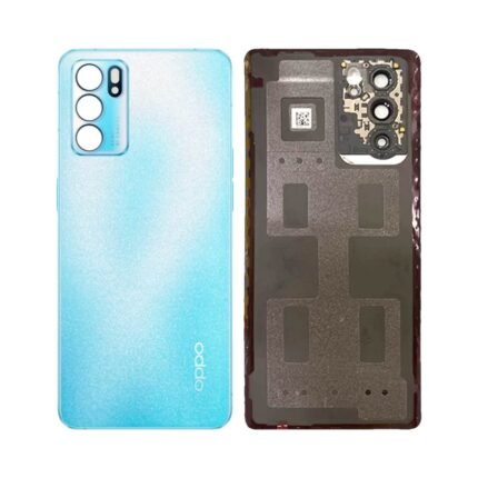 Cache Arrière Premium OPPO Reno6 5G Bleu Arctique