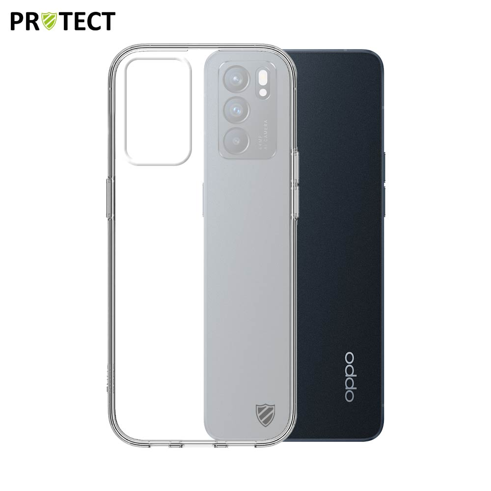 3000000095478.jpg Coque Silicone PROTECT pour OPPO Reno6 5G Transparent – Image 1