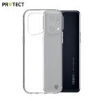 Coque Silicone PROTECT pour OPPO Find X5 Pro Transparent