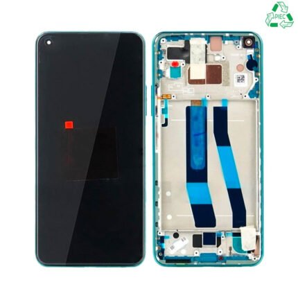 Ecran Tactile Original Pulled avec Châssis (PIEC) Xiaomi Mi 11 Lite 5G Vert Menthe