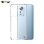 Coque Silicone Renforcée PROTECT pour Xiaomi 12 5G/12X Transparent